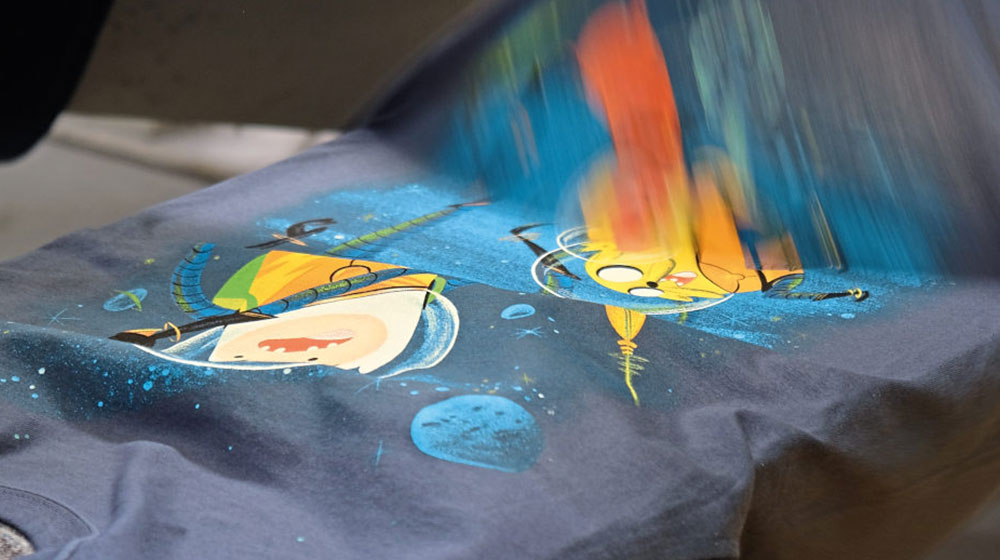 Adventure Time Space War t-shirt printing