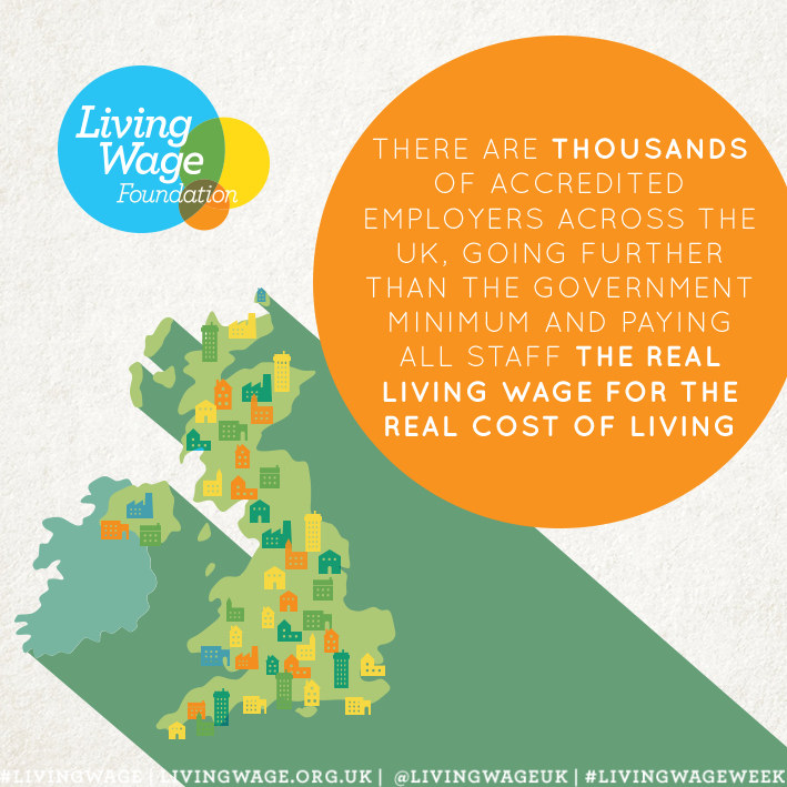 Celebrating the Living Wage Campaign - supporters