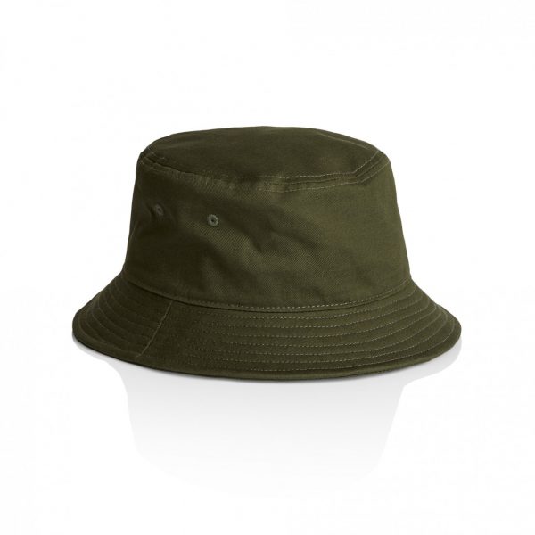 AS Colour 1117 Bucket Hat with screen printing and embroidery in London by Fifth Column.