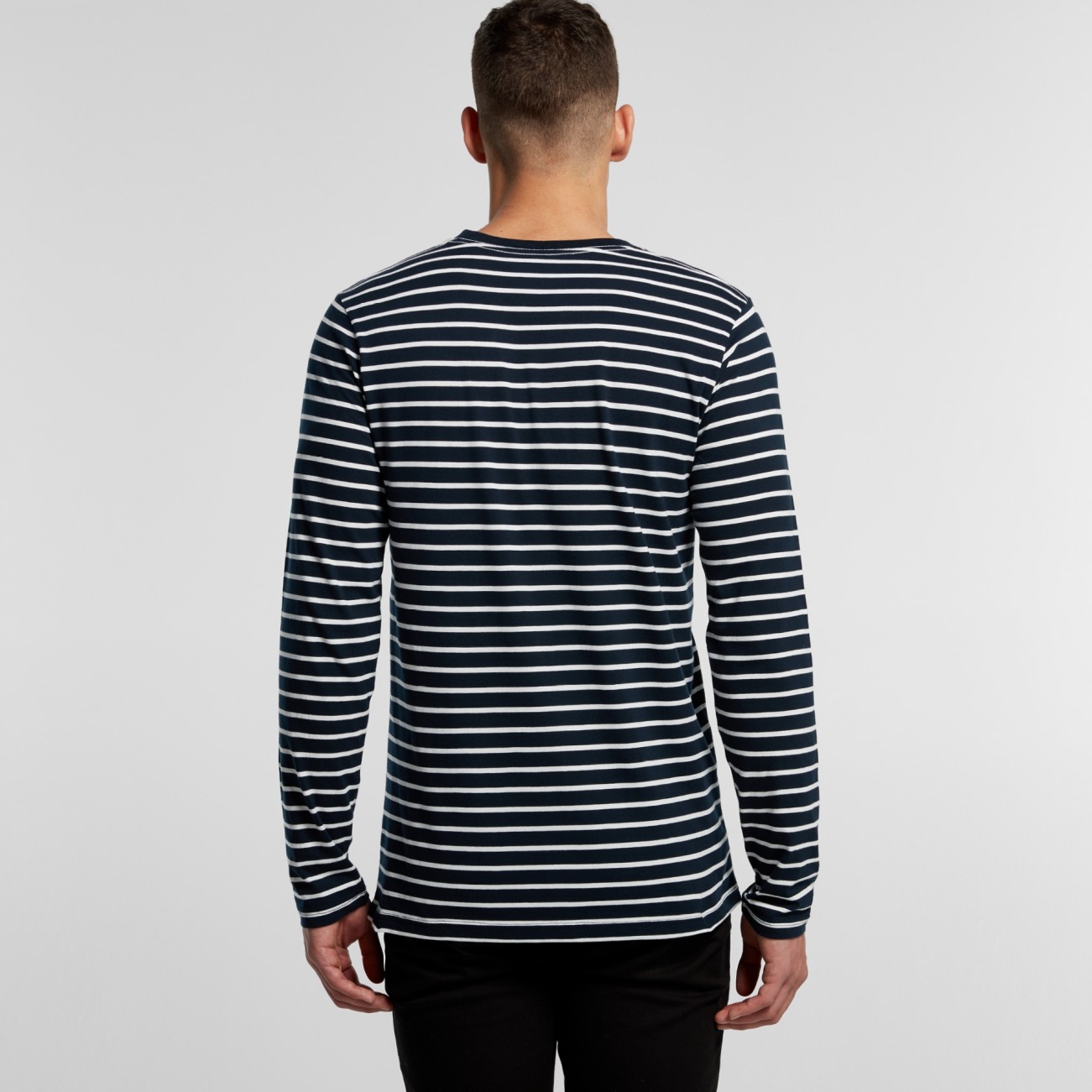 AS Colour 5031 Match Stripe LS T-Shirt Mens | Fifth Column