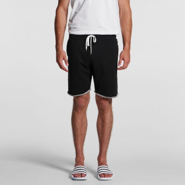 AS Colour 5905 Track shorts mens with print and embroidery by Fifth Column.