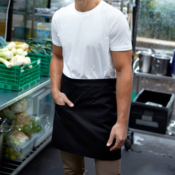 Neutral café apron O92002 - printing eco ethical products at Fifth Column UK.