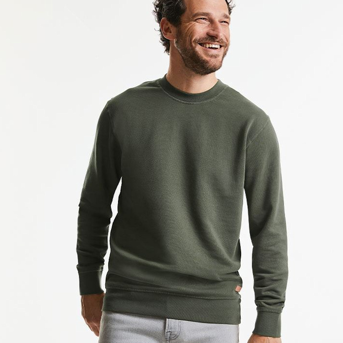 Ethical Workwear - Sustainable Corporate Clothing - Russell Organic Sweatshirt