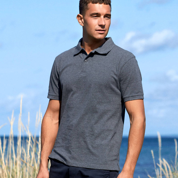 Ethical Workwear - Sustainable Corporate Clothing - Neutral Mens Classic Polo