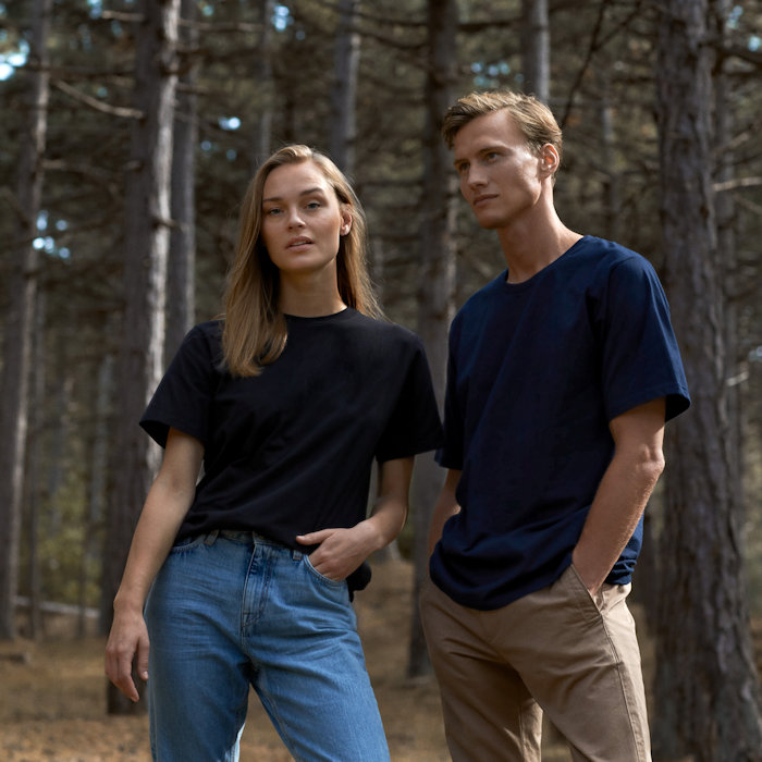 Ethical Workwear - Sustainable Corporate Clothing - Neutral workwear tee