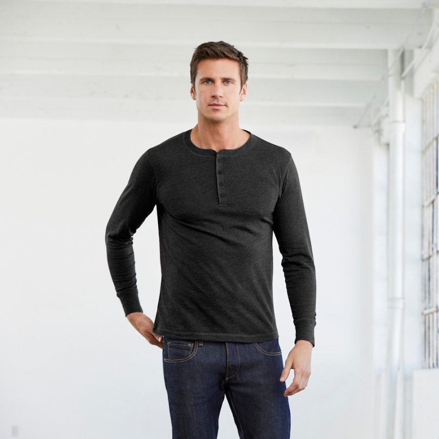 bella canvas henley