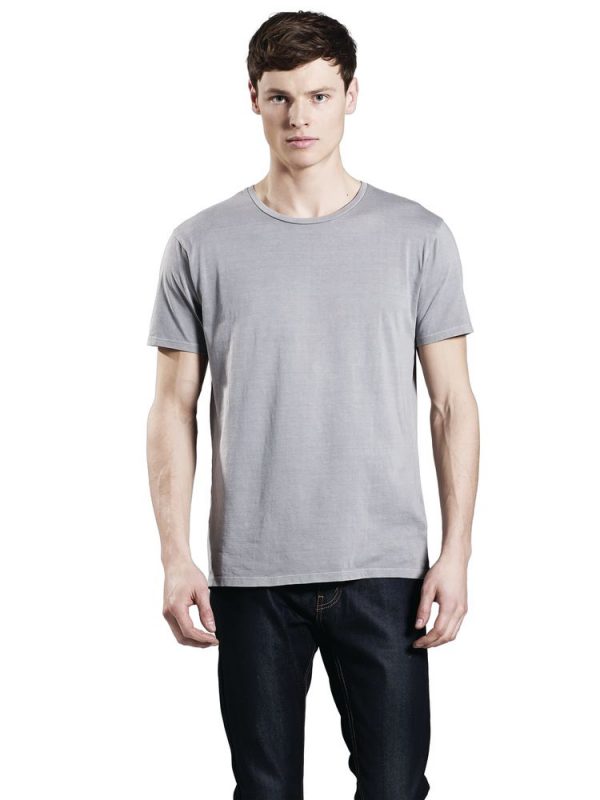 Earth Positive XEP30 men's garment dyed t-shirt printing at Fifth Column.