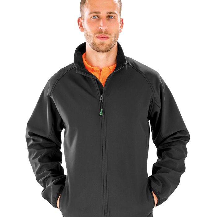 R901M men's recycled jacket, part of the range of Result Genuine Recycled blank clothing.