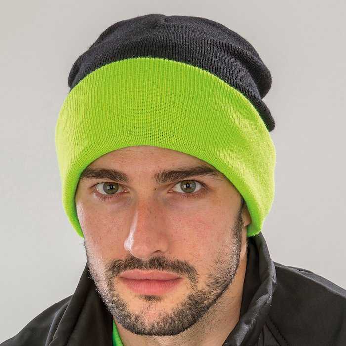 RC930 recycled Compass beanie, part of the range of Result Genuine Recycled blank clothing.