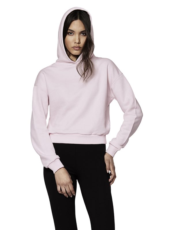Continental women's cropped hoody XN57P printing at Fifth Column.
