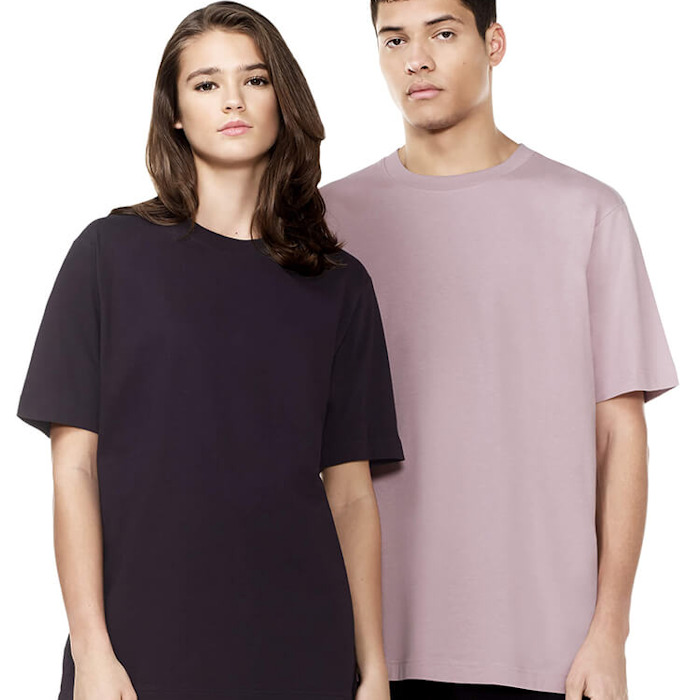 Continental Oversized t-shirt COR19, an example of t-shirt printing heavyweights.