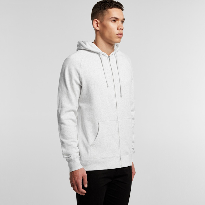 The AS Colour Official Zip hoodie, an example in 8 great products for winter print and embroidery.
