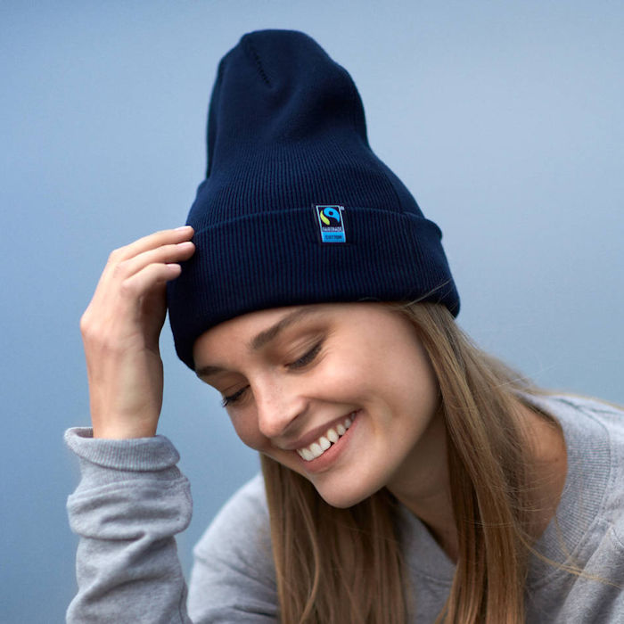The Neutral Classic beanie, an example in 8 great products for winter printing and embroidery.