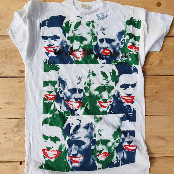 The Talking Heads tee - more vintage punk t-shirts from the Fifth Column vault.