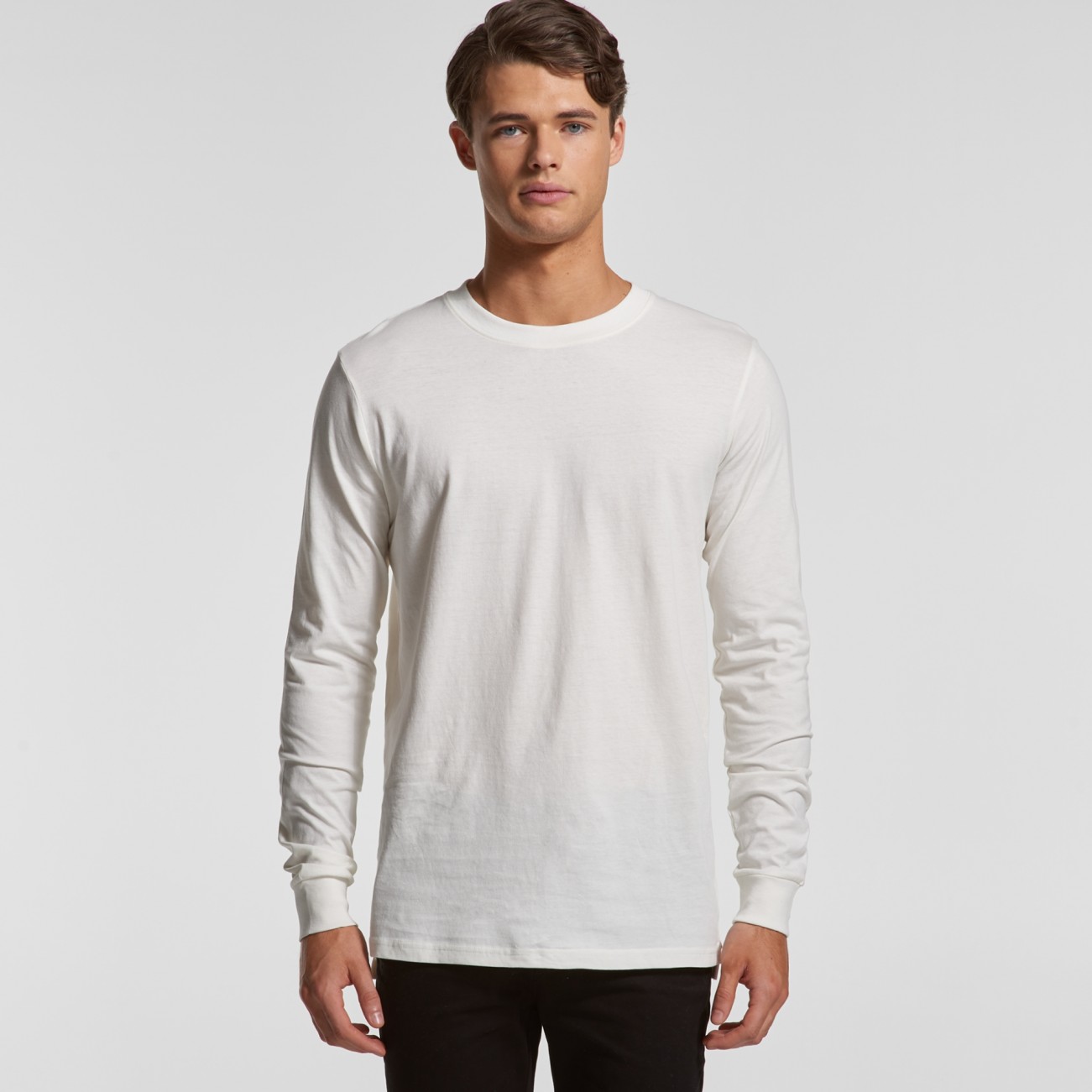 As Colour Base Long Sleeve - long sleeve organic t shirts that can be customised.