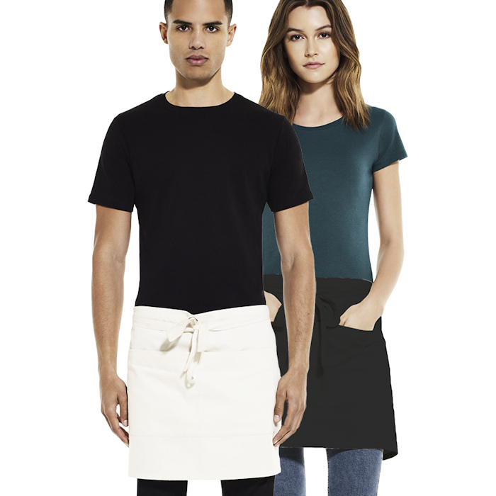 Eco-Friendly Hospitality Clothing - Earth Positive Short Apron.