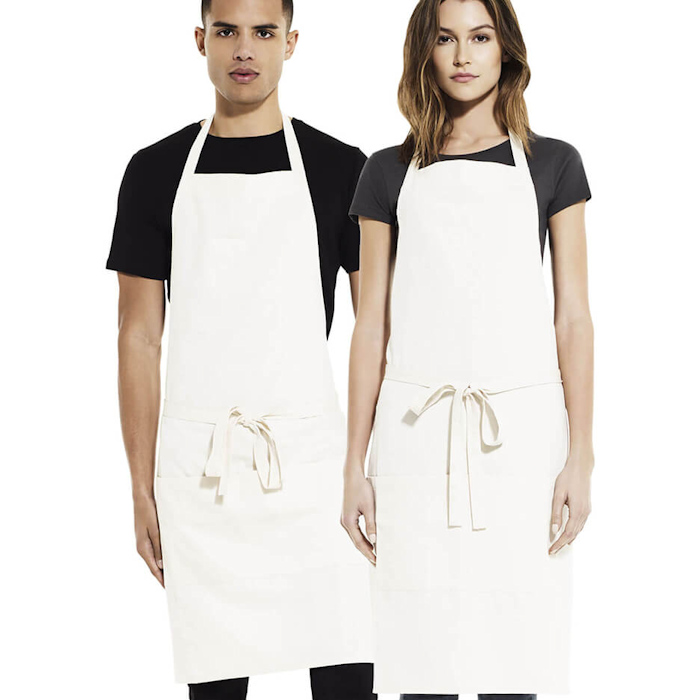 Eco-Friendly Hospitality Clothing - Salvage Recycled Bib Apron.