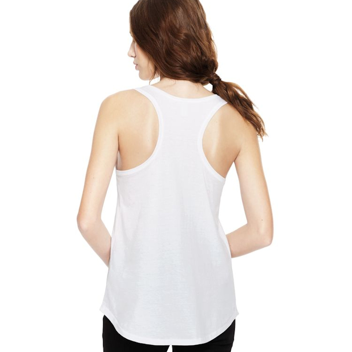 Earth Positive Women’s Racerback - Eco-Conscious Vests and Tank Tops for Printing.