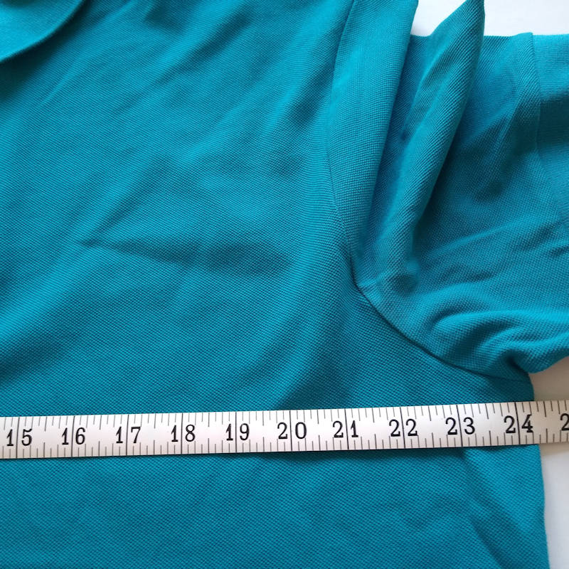 Actual measurements - Stanley Stella Prepster polo shirt review.