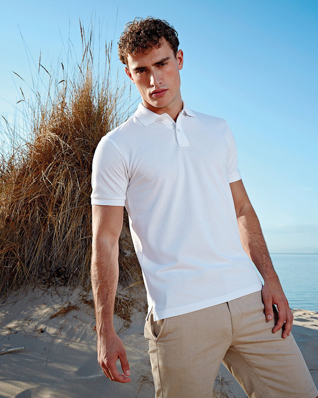 Asquith & Fox Organic Polo - Best Organic Polo Shirts for Personalisation.