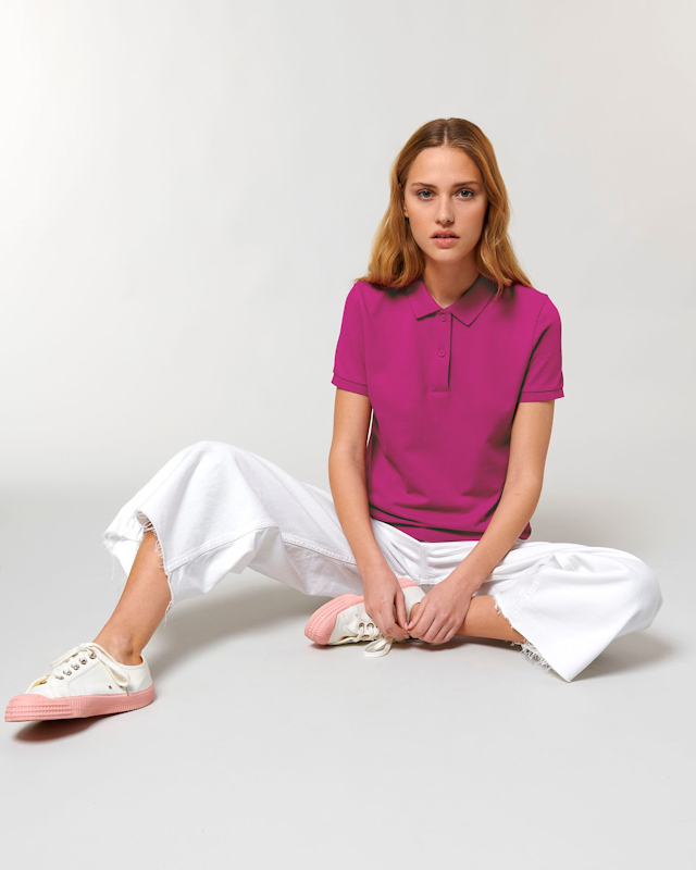 Stella Elliser Ladies Polo Shirt - Best Organic Polo Shirts for Personalisation.