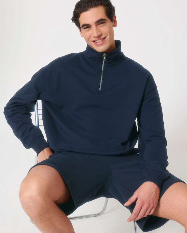 Miller Dry 1/4 Zip Sweatshirt - Stanley Stella Super Heavy print and embroidery at Fifth Column.